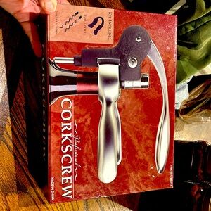 Costco PROFESSIONAL CORKSCREW KIT Foil Cutter Wine Corker Rabbit Ears